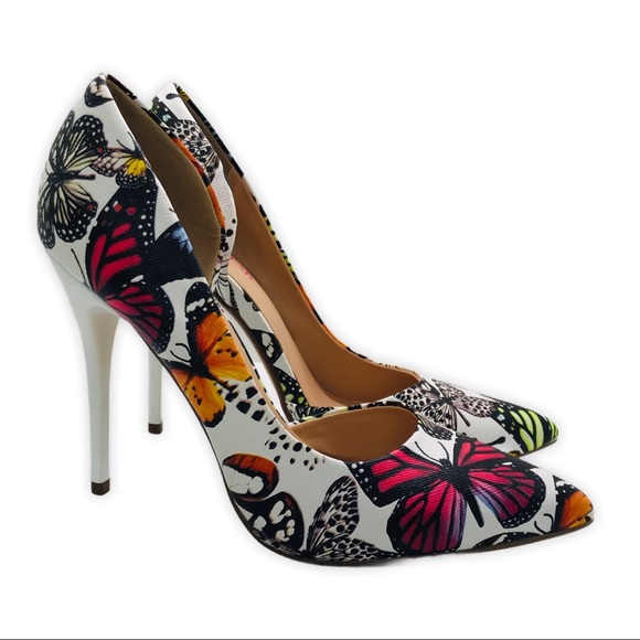 JustFab Shoes - JustFab “Lexie” Butterfly Heels Size 7.5